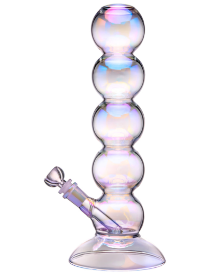 13" Iridescent Bubble Bong - BigFun!