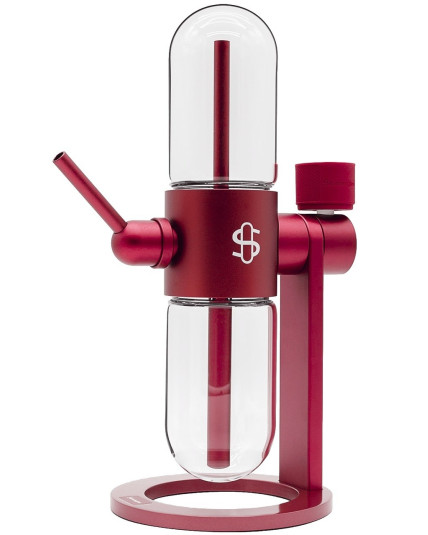 Stundenglass™ Gravity Hookah Bong V3 - Velvet Burgundy