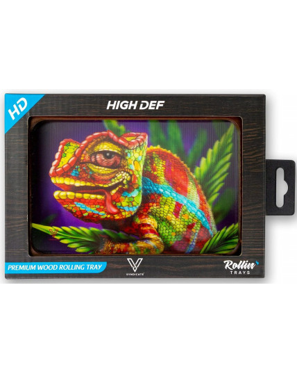 Cloud 9 Chameleon High Def Wood Rollin' Tray - Small