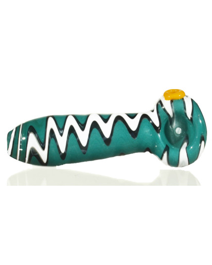  The Wild Amazon - 4.5" Arched Spoon Pipe 