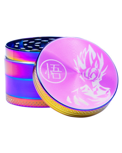 The Goku - Four Part Grinder - 50MM - Rainbow