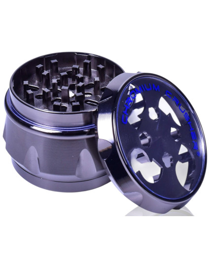 Chromium Crusher Grinder w/ See Through Window