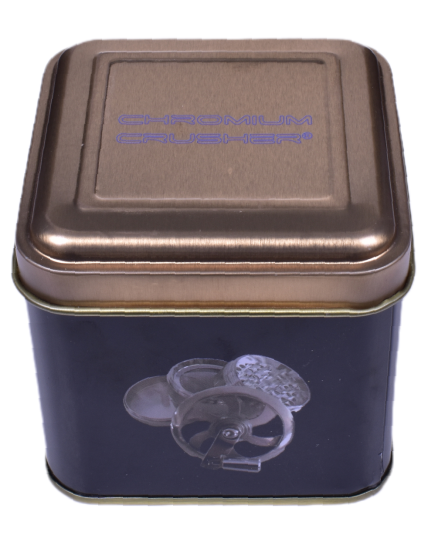 Chromium Crusher® - Four Part Grinder w/ Storage Tin - 65mm 