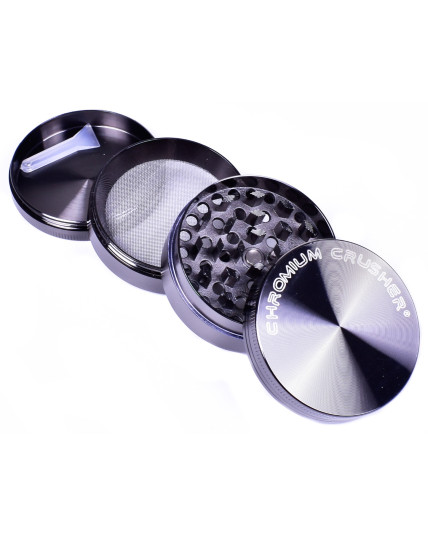 Dreams Herb - Chromium Crusher® - Dual Four Part Grinders - 63mm - Gun Metal