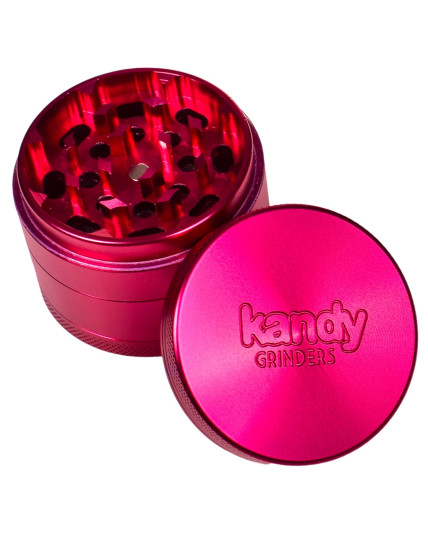 Kandy Grinder Four Part Grinder 55mm - Red