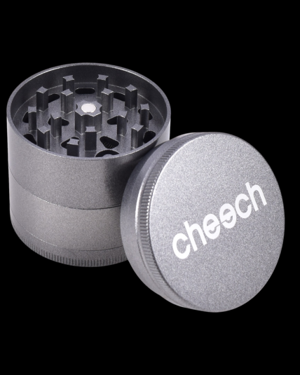 Cheech Glass - 50mm 4 Part Grinder - Gunmetal