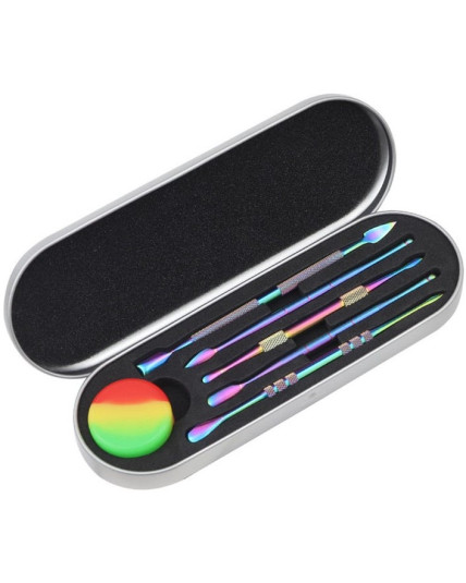 Smokeday : Dabber's 5 piece tool Kit / Silicone Oil Jar