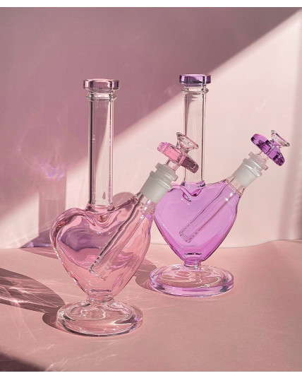 9" Heart Bong w/ Bowl