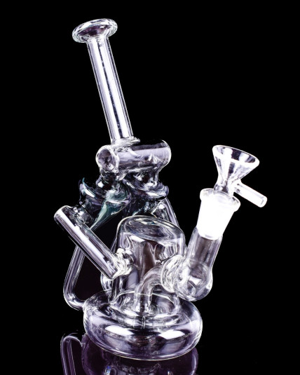  Emerald Essence - Microscope Recycler Bong/Dab Rig