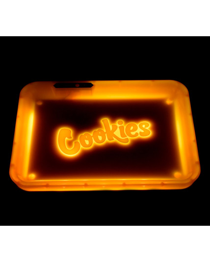 GLOWTRAY X COOKIES LED ROLLING TRAY - Yellow