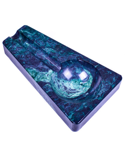 Bat Shaped Marble Ashtray w/ Holder - Emerald