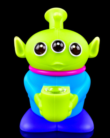 Green Buddy - Toy Story Alien Silicone Bong