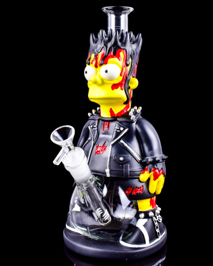 Zombie Bart Silicone Bong