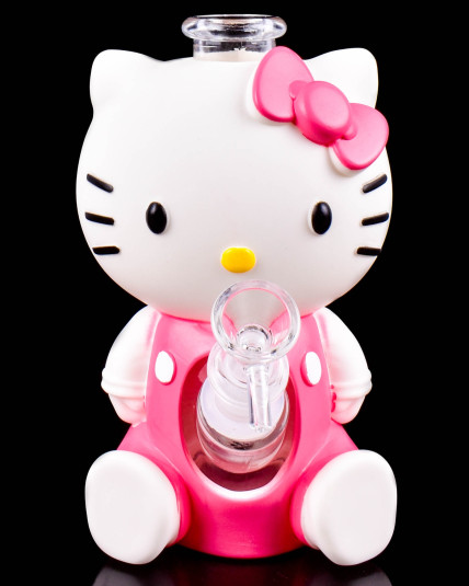 Pink Purrfection Kitty Mini Bong