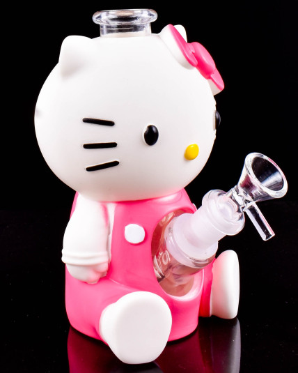 Pink Purrfection Kitty Mini Bong