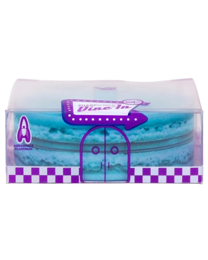 V Syndicate® Macaron: Blueberry 2-Piece SharpShred Dine-In Grinder