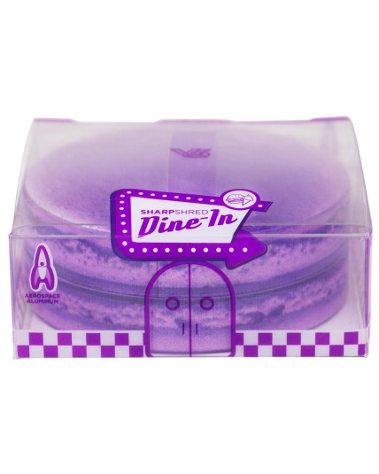V Syndicate® Macaron: Lavender 2-Piece SharpShred Dine-In Grinder