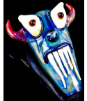 Demon Grin Glass Hand Pipe