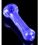4" Swirled Fritted Glass Hand Pipe
