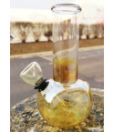5" Mini Water Pipe - Golden Fumed