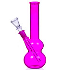 8" Tinted Pink Water Pipe Smoking Bong - Pink Bong