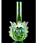 Luminous Portal - Glow-In-The-Dark Rick & Morty Bong - Green Iridescent