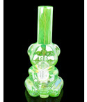 SmokeDay's Honey Bear Bong - Green Color Blast