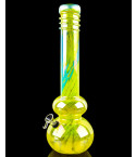 16" Double Bubble Wire Wrap Bong Water Pipe - Metallic Solar Eclips