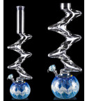 21" Monster Zong Water Pipe - Pentakinked Double  Zong  