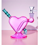Cupids Heart With Arrow - Pink