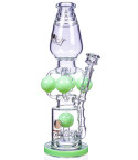 Lookah® 17" The Exothermica Bong Glass Water Pipe - Milky Green