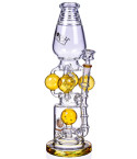 Lookah® 17" The Exothermica Bong Glass Water Pipe - Amber