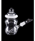 4" Mini Baby Bottle Water Pipe - Oil Rig 