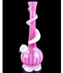 The Dreamy - 12" Dual Frit Wire Wrap Vase Bong - Pretty in Pink