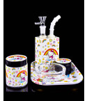 Kawaii Kitty Rainbow Bliss Juice Box Bong Set