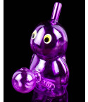 Cute Dino Dab Rig Bong Oil Burner - Purple