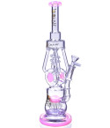 Smoke Factory - 16" Lookah® Filtering Factory Water Pipe Bong - Pink