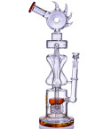 Chamber's of Smoke - Lookah® - 17" Alien 5-Arm Tree Perc Bong