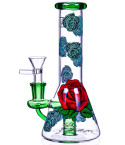 Erick Khan Rose Beaker Bong