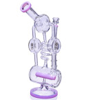 The Maze - Lookah® - 13" Spiral Coil Perc Recycler Bong - Pink