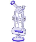 The Maze - Lookah® - 13" Spiral Coil Perc Recycler Bong