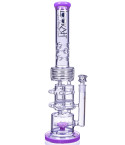 Smoke Barrel - Lookah Original Design Series - 20" Sprinkler Perc To Honeycomb Barrel Perc - Lilac
