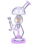 The Smokescope -13" Lookah® Aroma Dome Glass Water Pipe Bong - American Pink