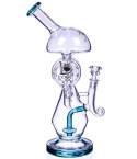 The Smokescope -13" Lookah® Aroma Dome Glass Water Pipe Bong - Teal