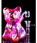 Cute Puppy Bong/Dab Rig - Iridescent Pink