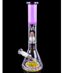 Crazy Haze - 16" Super Thick Wigwag Tube Bong - Purple
