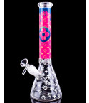 Luxury Louis Fashion Bong - Thick Beaker Bong - Pink