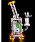 Cosmic Unicorn Tilted Neck Mini Bong