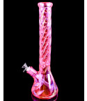 Infinite Love -  Atomic Glass - 16" Thick Iridescent Beaker Bong - Pink