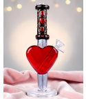 Crimson Blade Heart Bong